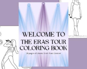Eras Tour Malbuch zum Ausdrucken