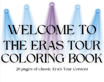 Kolorowanka do druku Eras Tour