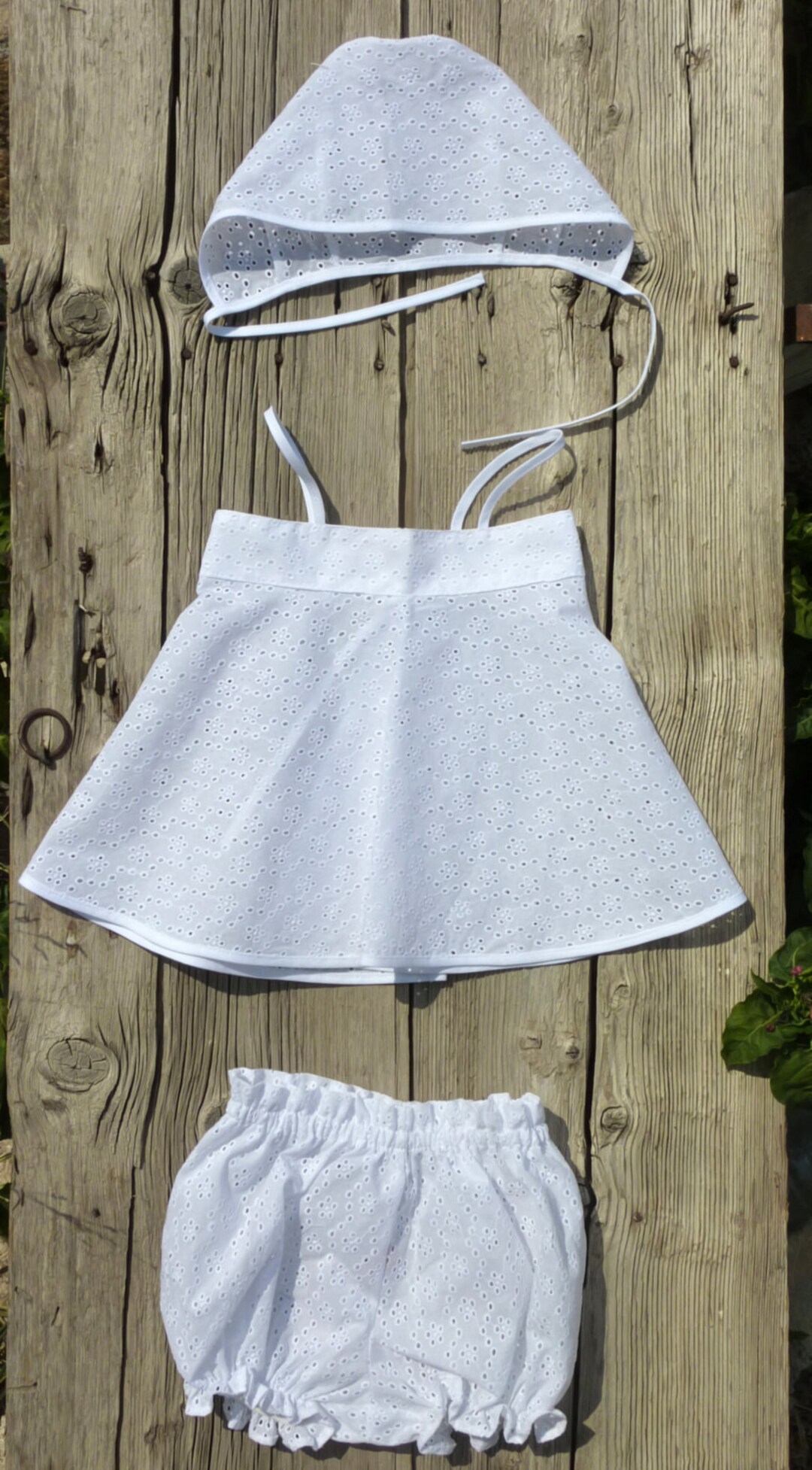 Baptism/christening Undergarments With Broderie Anglaise for Girls only Clothes Etsy