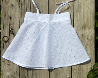 Baptism/Christening Undergarments with Broderie Anglaise for Girls *Only Clothes*
