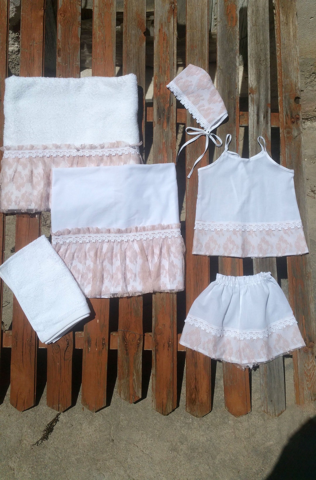 Baptism/christening Undergarments Set for Girls Vintage Etsy