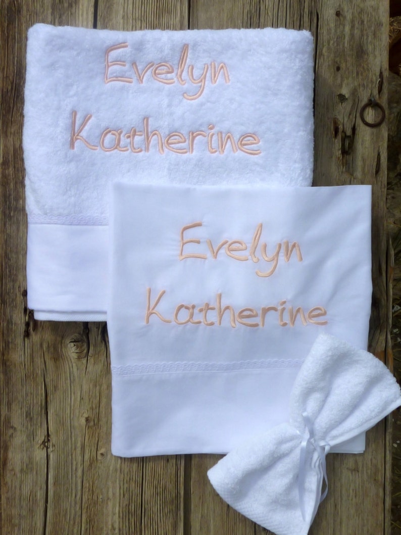 Baptism/christening Undergarments Set for Girls Personalized Etsy