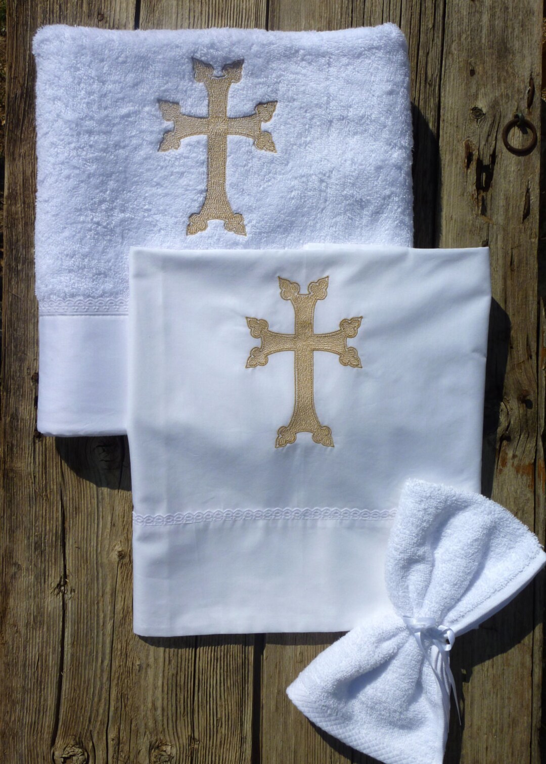 Baptism/christening Undergarments Set Embroidered With Etsy
