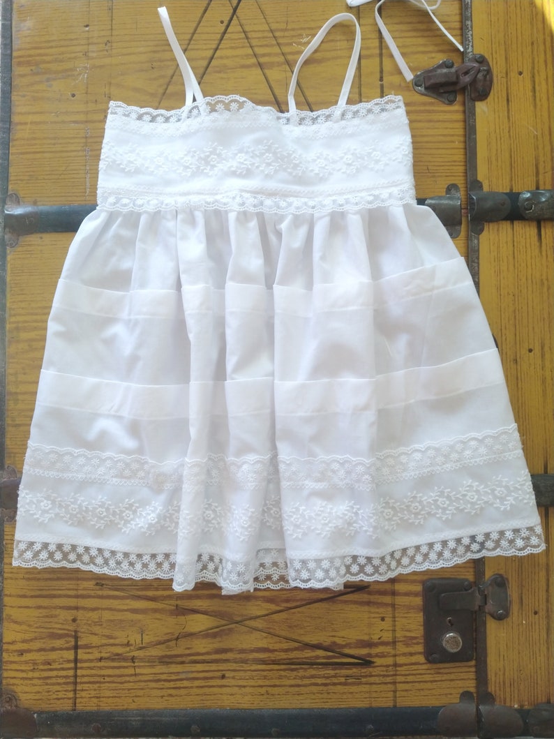 Baptism/christening Undergarments With Guipure Lace for Girls Etsy