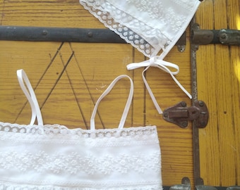 Baptism/Christening Undergarments with Guipure Lace for Girls *Only Clothes*