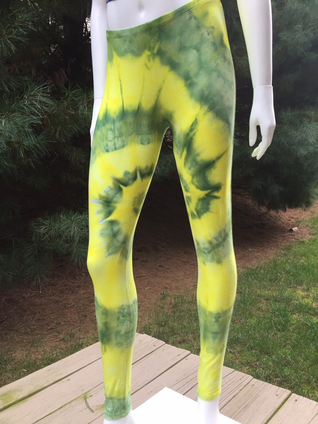 XS Tie Dye Leggings XS Yoga Pants Ice Dyed Leggings Ice Etsy