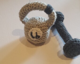 Ensemble de kettlebell et d’haltères