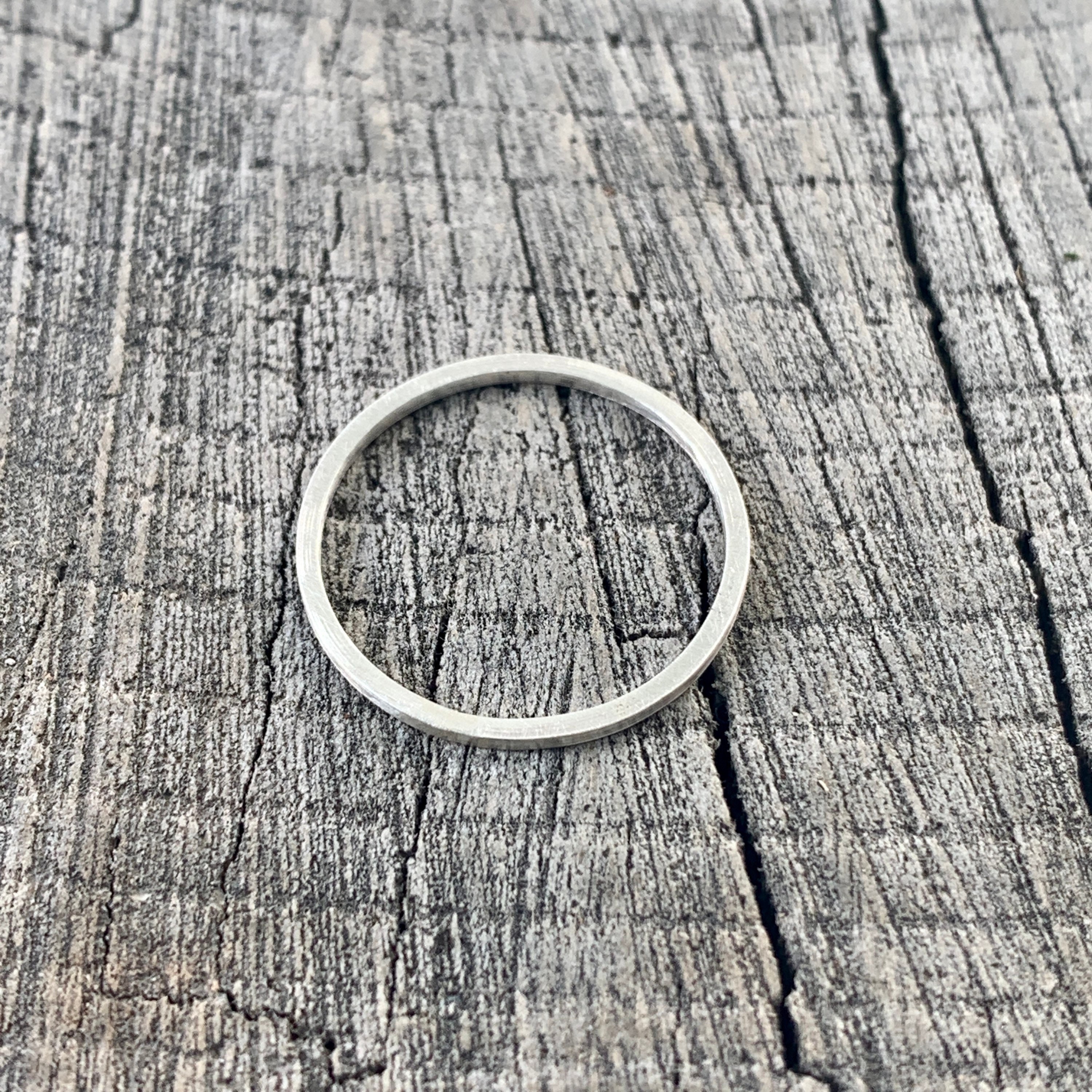 Thin Silver Band Delicate Sterling Silver Wedding Ring Etsy UK