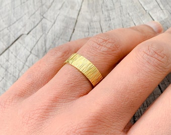 Solid gold wedding ring, sterling silver wedding band, 9ct gold, 18ct gold, sterling silver x