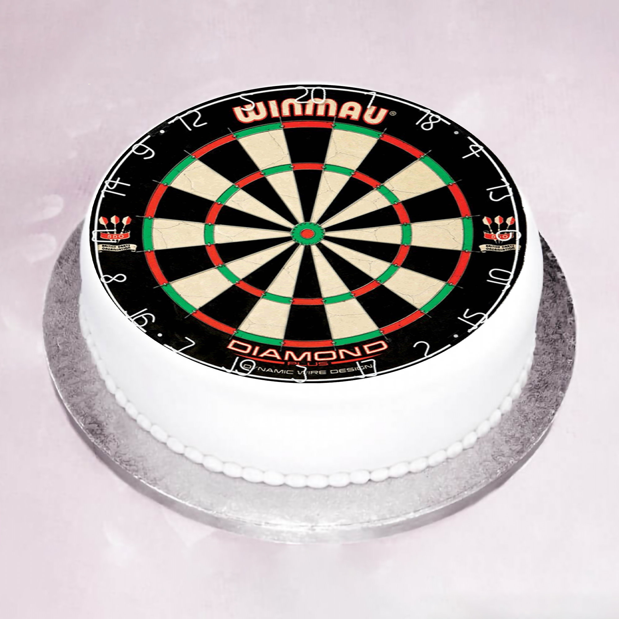 Dartboard 24 Personalised Pre-Cut Edible Birthday Cupcake Toppers Decorations 