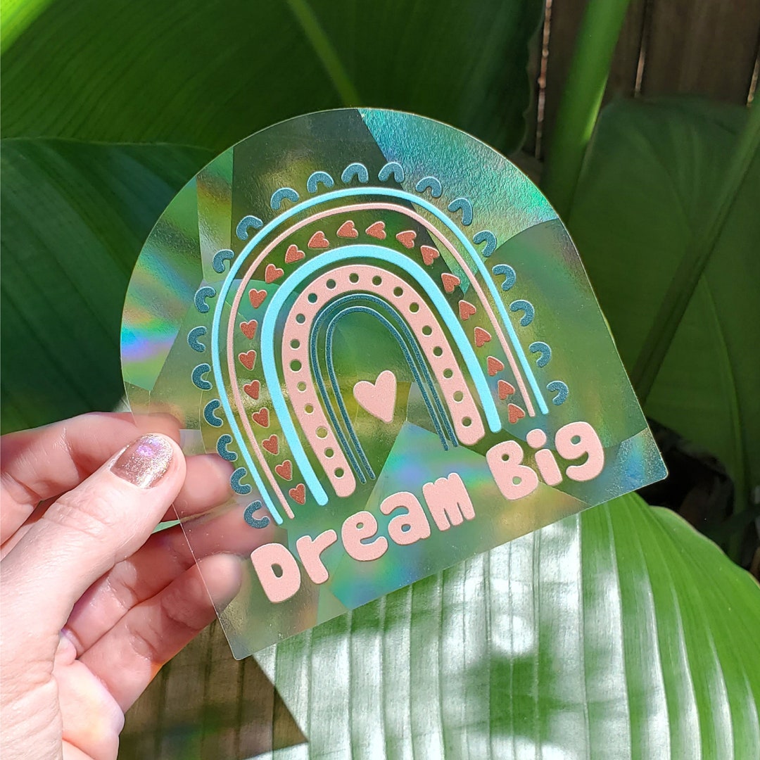 Rainbow SUNCATCHER Sticker, Rainbow Maker Window Decal, Prism