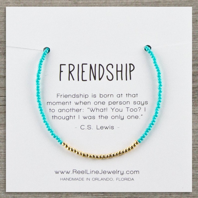 Modern FRIENDSHIP Bracelet. Best Friend Gift Best Friend Etsy
