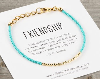 FRIENDSHIP BRACELET Minimalist. best friends bracelet, best Friend gift, Best friend friendship bracelet, best friend bracelets