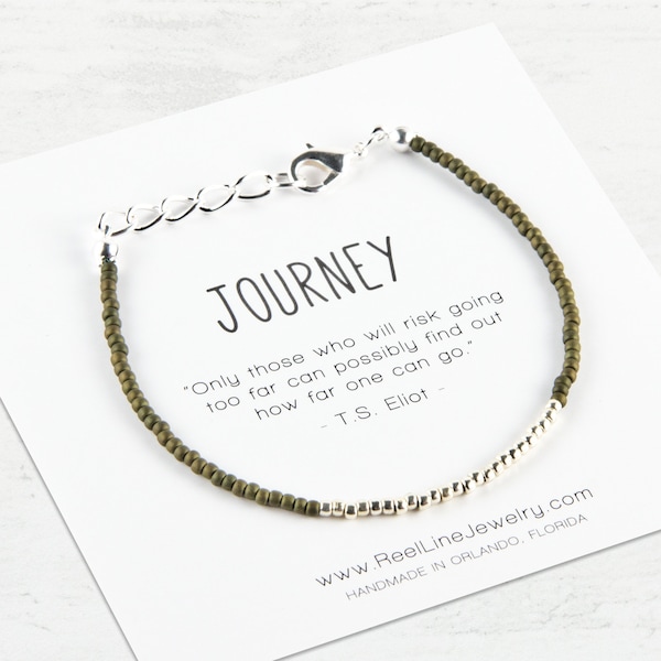 Minimalist JOURNEY Bracelet. wanderlust gift, friendship gifts, graduation gift, minimalist dainty bracelets jewelry, friend gift