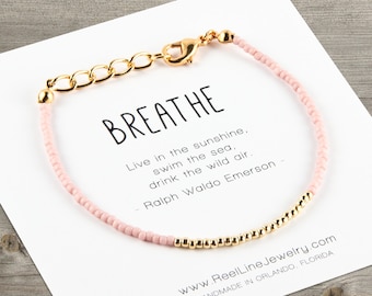 BREATHE Friendship Bracelet. best friends bracelet, best friend gift, best friend friendship bracelet, best friend bracelets