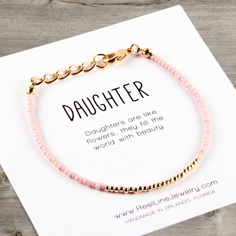 Gold daughter bracelet Clearance