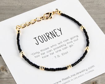 College graduation gift for her, graduation bracelet, high school graduation gift, graduation gifts for teens, Journey Boho Bracelet Gift