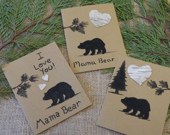 birch bark cards etsy