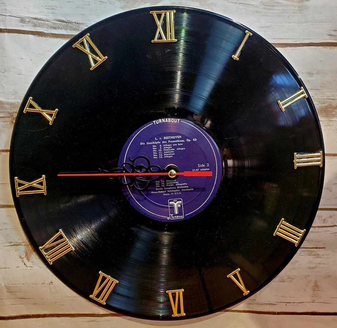 KNOWN ARTIST (record Clock) - Etsy