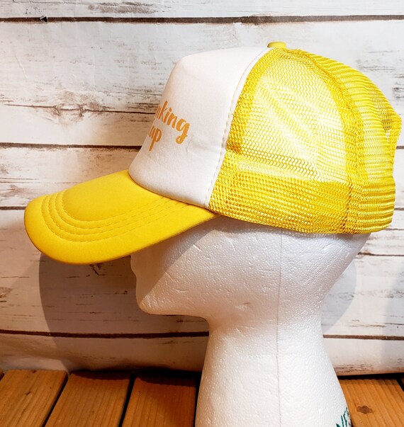 Trucker Hat THINKING CAP (yellow) Adjustable - Etsy display picture 2