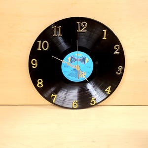 RECORD CLOCK ASSORTED - Gold Numbers