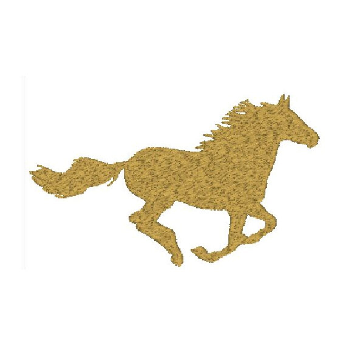 Horse running embroidery design 3 sizes  etsy