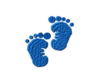 Baby Feet Machine Embroidery Design 3 sizes