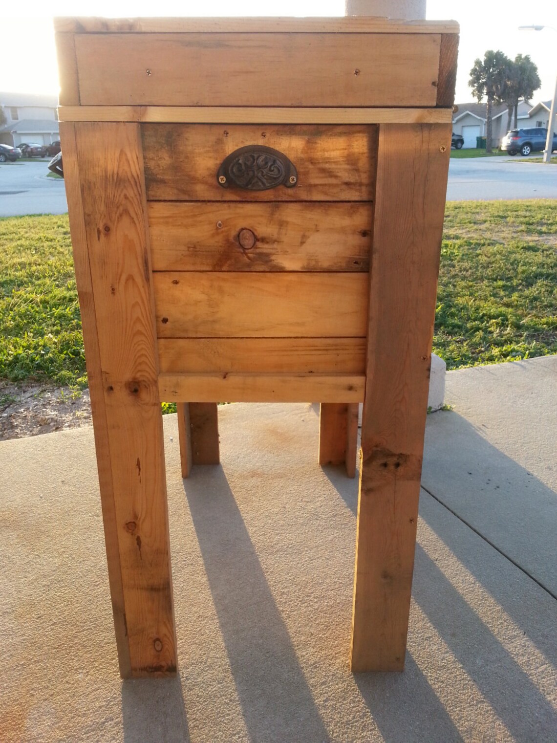 Wood Ice Chest Holder Etsy