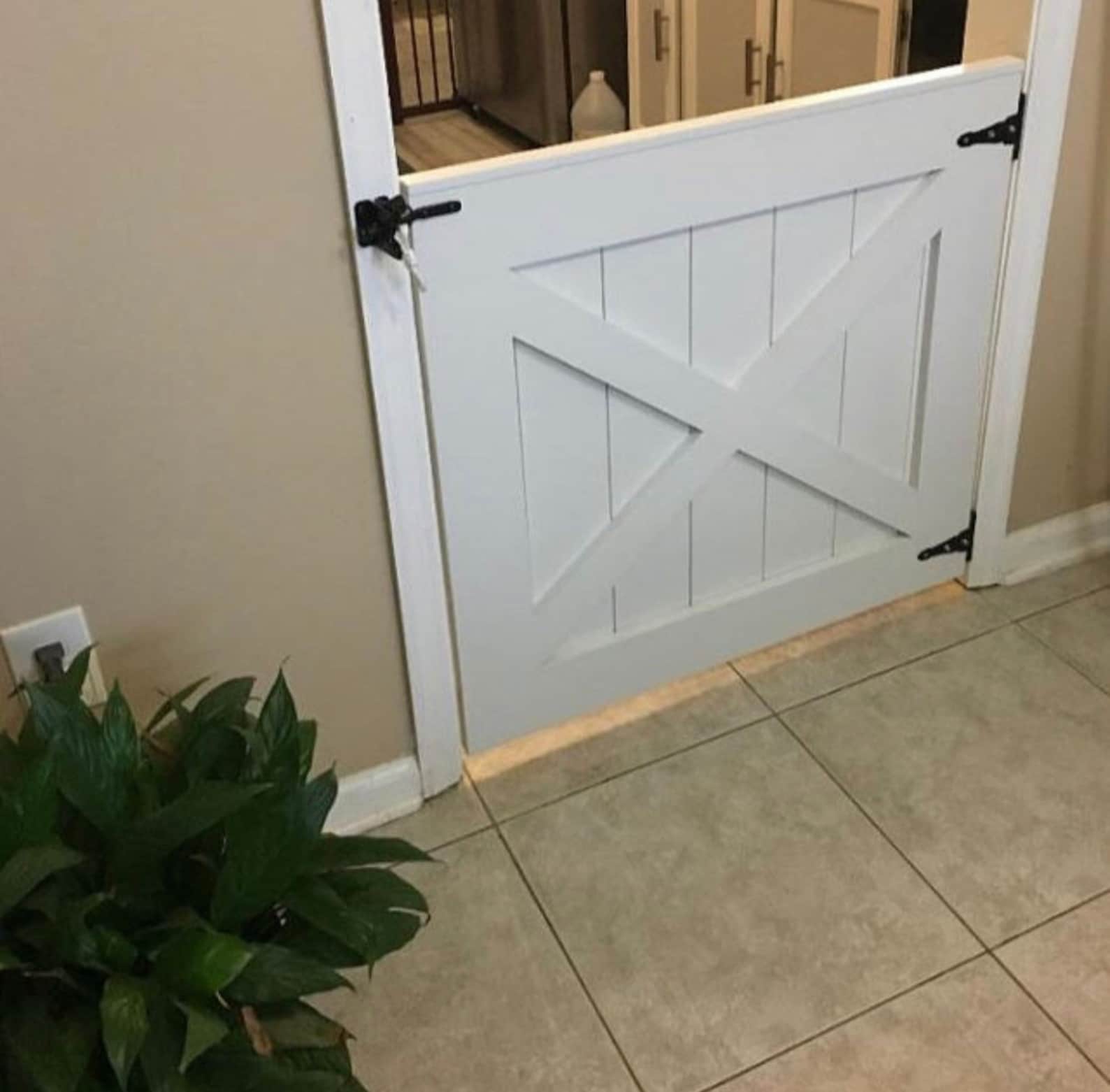 Rustic Dog or Baby Gate Barn Door Style Etsy