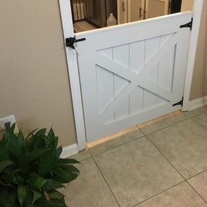 Custom Rustic Dog or Baby Gate Barn Door Style