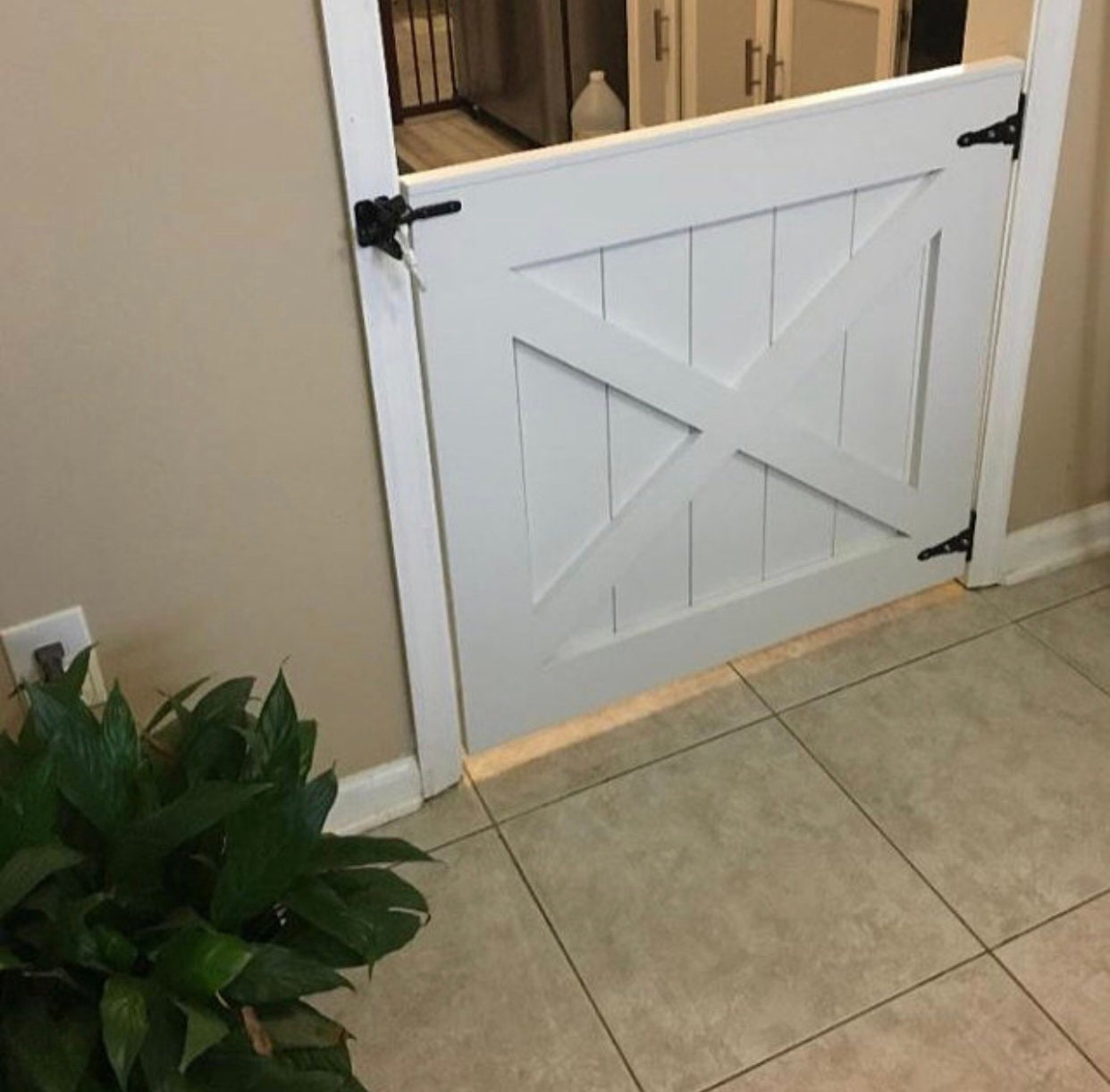Custom Rustic Dog Or Baby Gate Barn Door Style