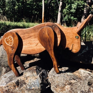 Pooping MooseWooden Candy Dispenser image 1
