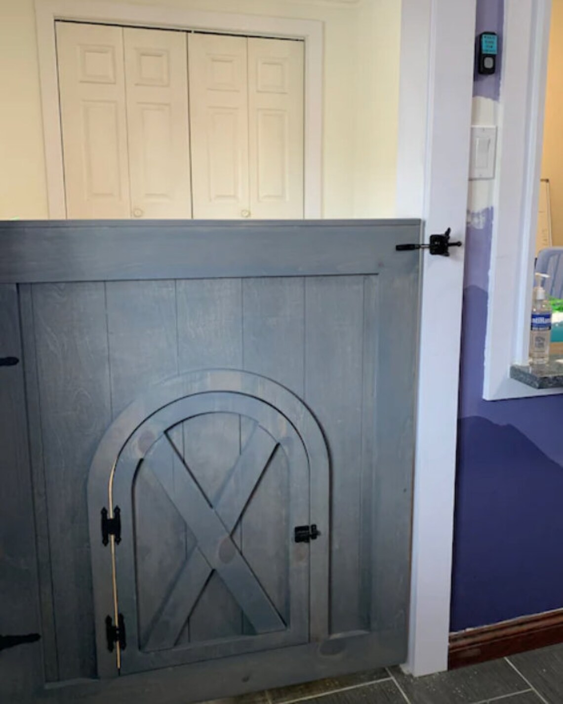 Rustic Barn Door Style Baby/ Pet Gate W/special Fairy Door or Etsy