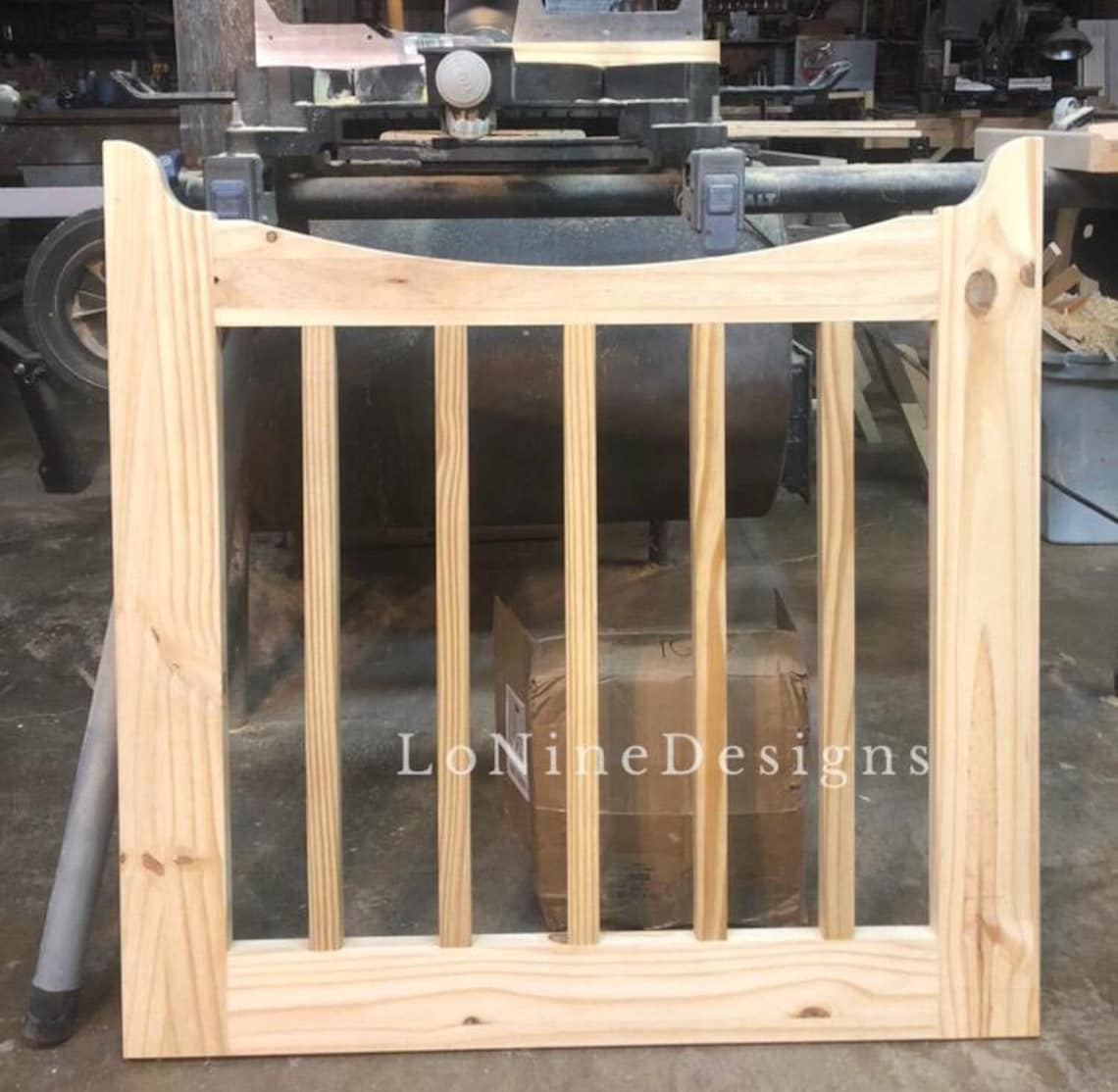 Custom Styled Frame Square Baluster Gate - Etsy