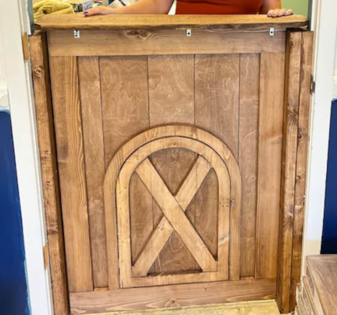 Rustic Barn Door Style Baby/ Pet Gate W/special Fairy Door or Etsy