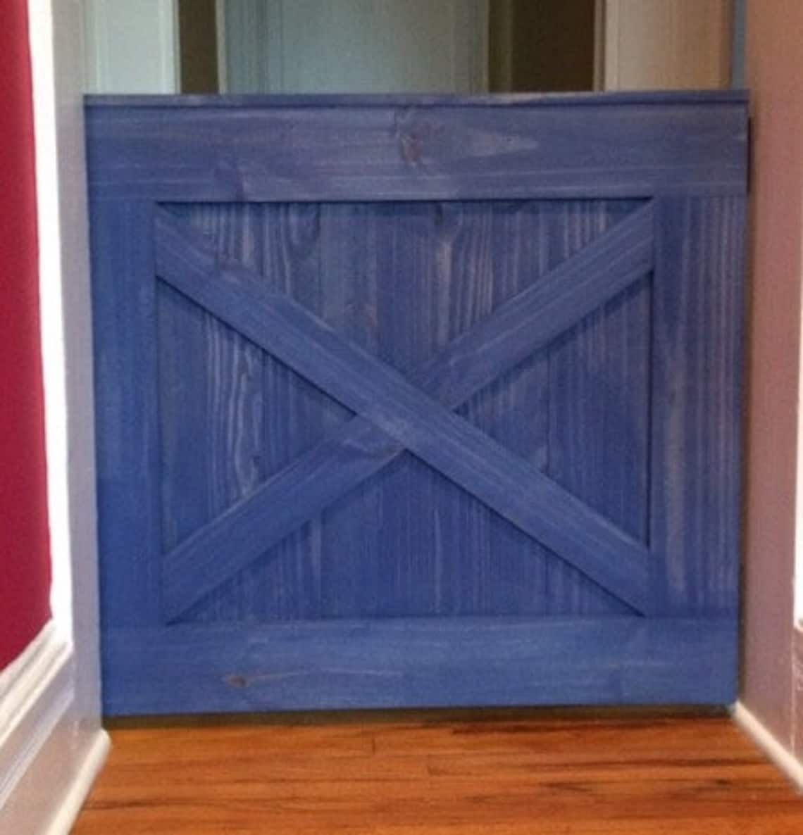 Rustic Dog or Baby Gate Barn Door Style Etsy