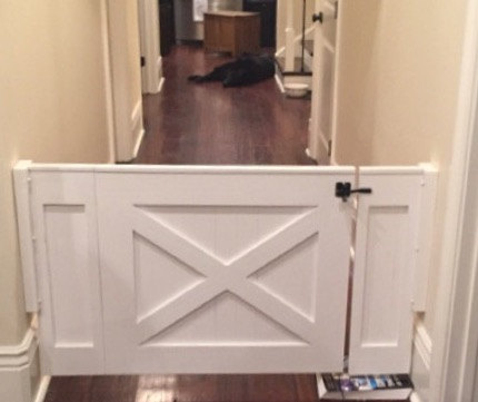 Rustic Dog/ Baby Gate Barn Door Style w/ side panels Etsy