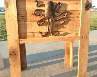 Wood Ice Chest Holder