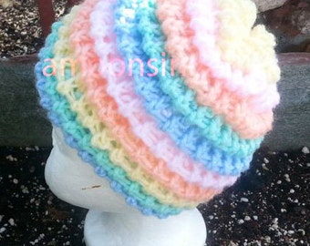 Loom Knitted Bobble Hat Pattern