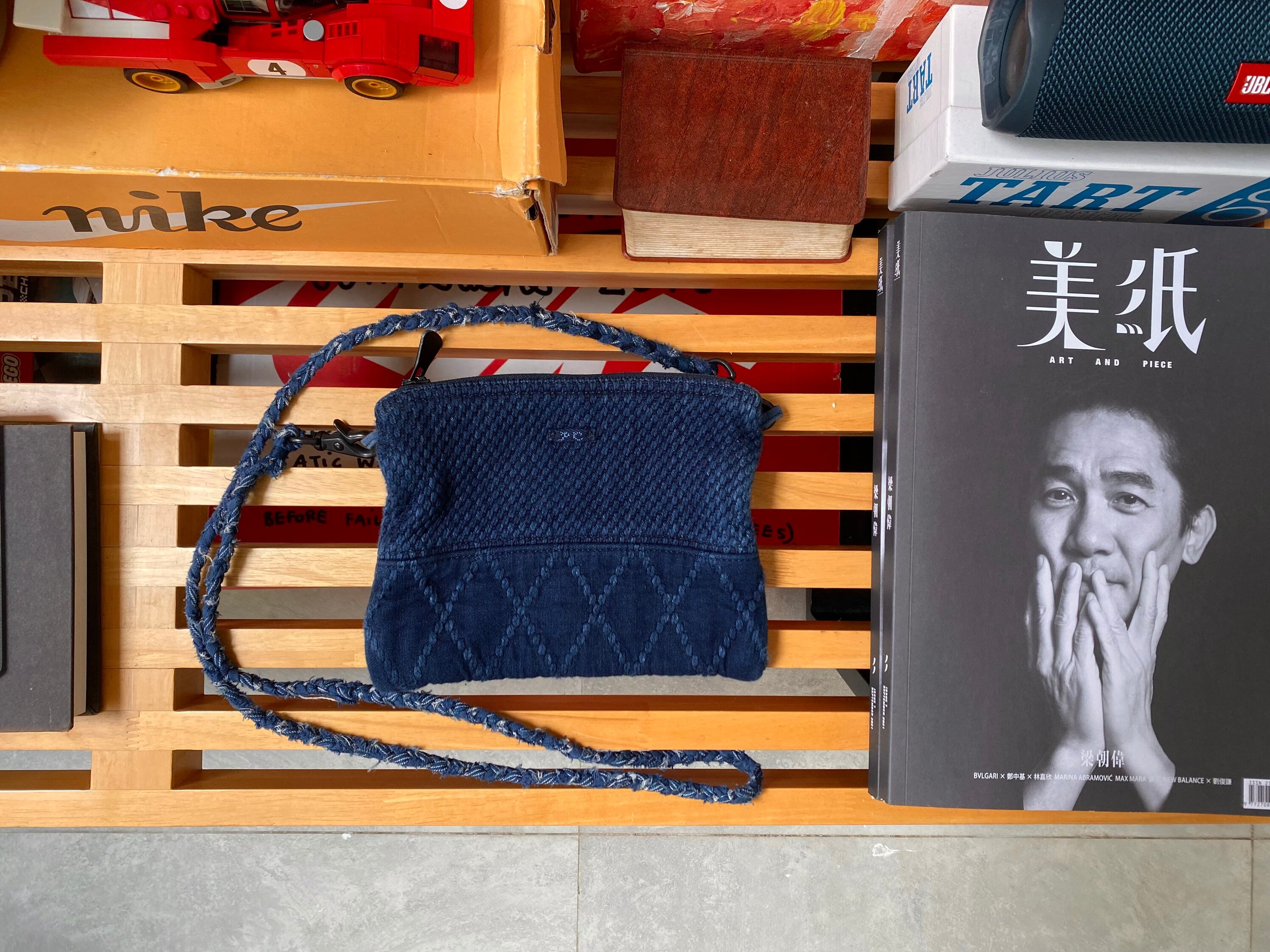 Porter Classic Kendo Sashiko Indigo Pouch Kapital Junya - Etsy