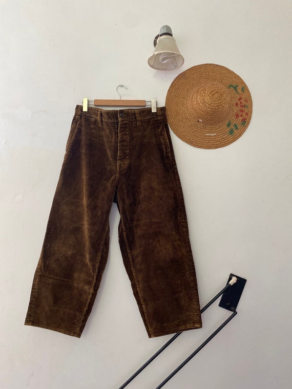 Porter Classic Corduroy Wide Classic Pants Kapital Engineered   Etsy