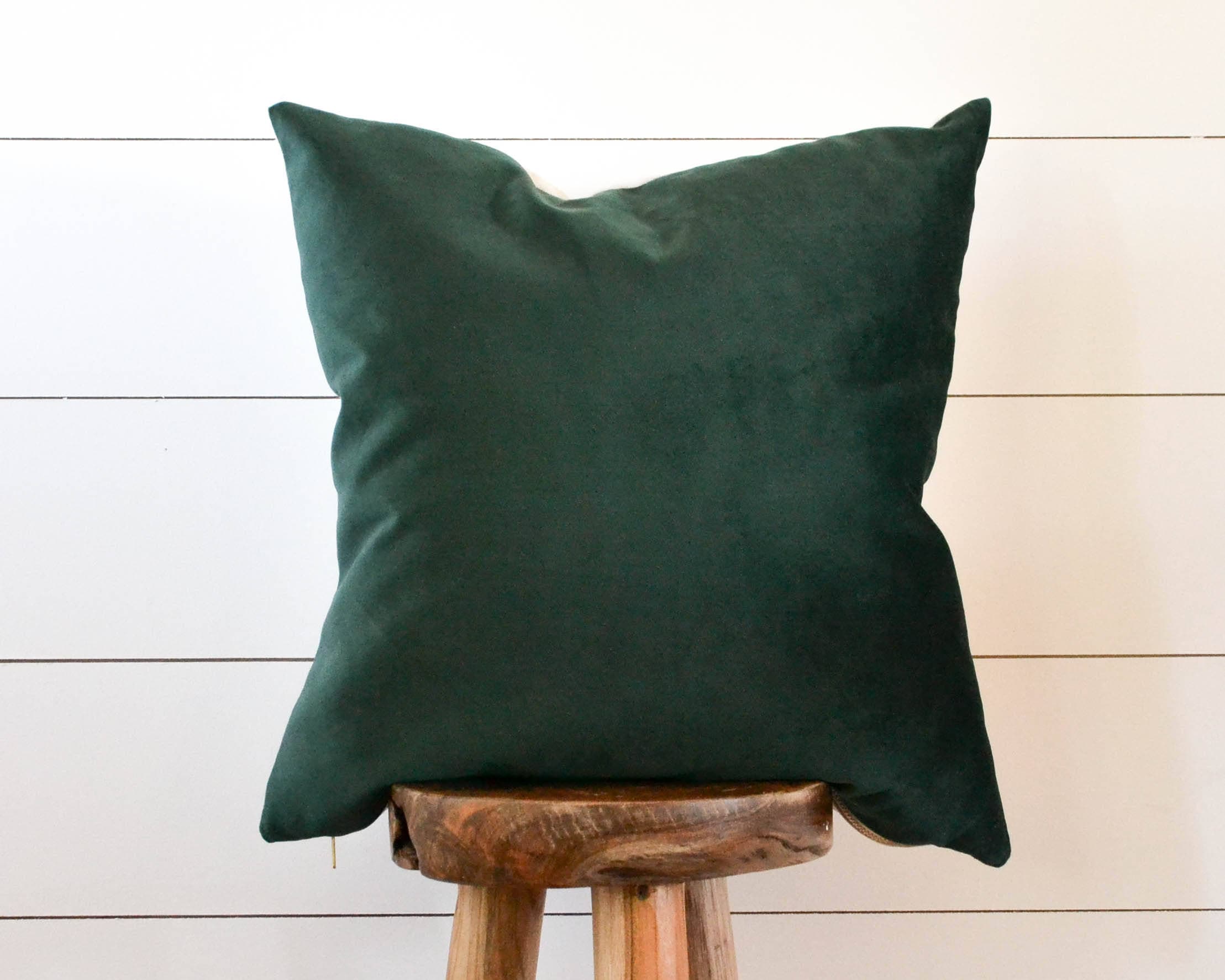 Velvet Pillow Emerald Green Pillow Green Velvet Pillow Emerald Green