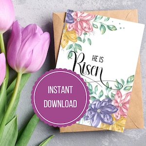 Sofortiger Download Quilling Pessach Karte Floral Geschenkkarte Frühling Digitale Karte Druckbare Ostern Gruß Note Kartenvorlage