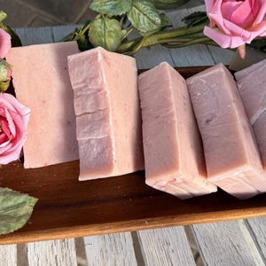 Give Me Roses Face Soap, FREE SHIPPING!, Complexion Soap,  Clear blemishes, Rose Geranium Essential Oil, Rose Clay, Face Soap, Handmade Soap