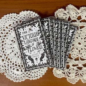 Victoriaanse taal van bloemen Zine