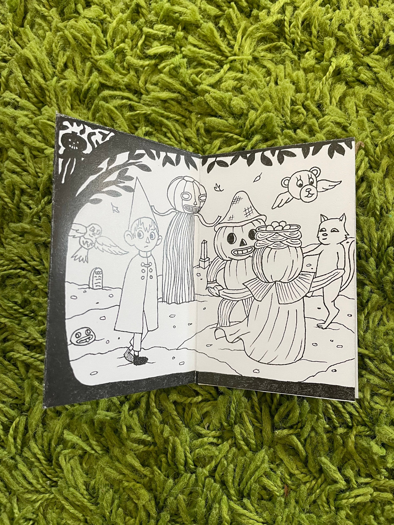 Over the Garden Wall Coloring Book Zine - Etsy