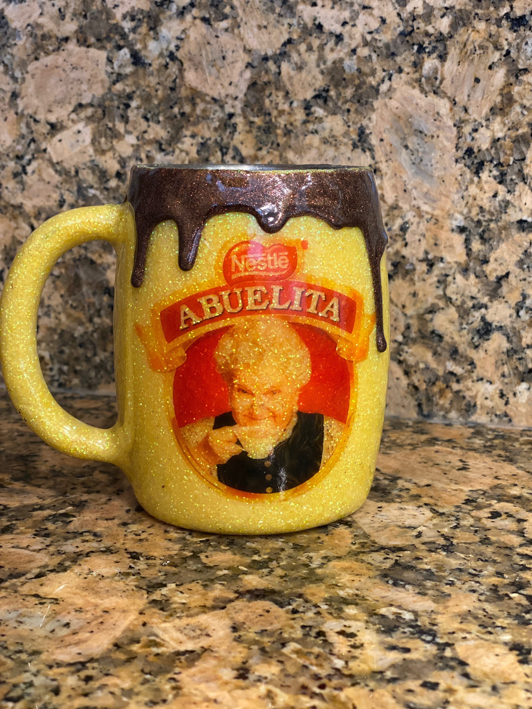 Chocolate Abuelita 14 oz taza de acero inoxidable Etsy