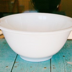 Vintage Dansk White Large Serving Bowl Made in Italy Mid Century Modern