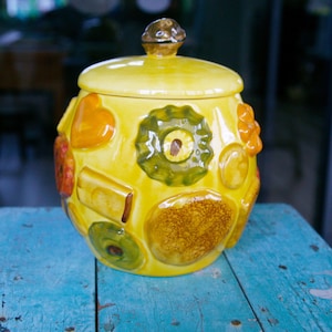 Vintage Cookies All Over Cookie Jar - Etsy