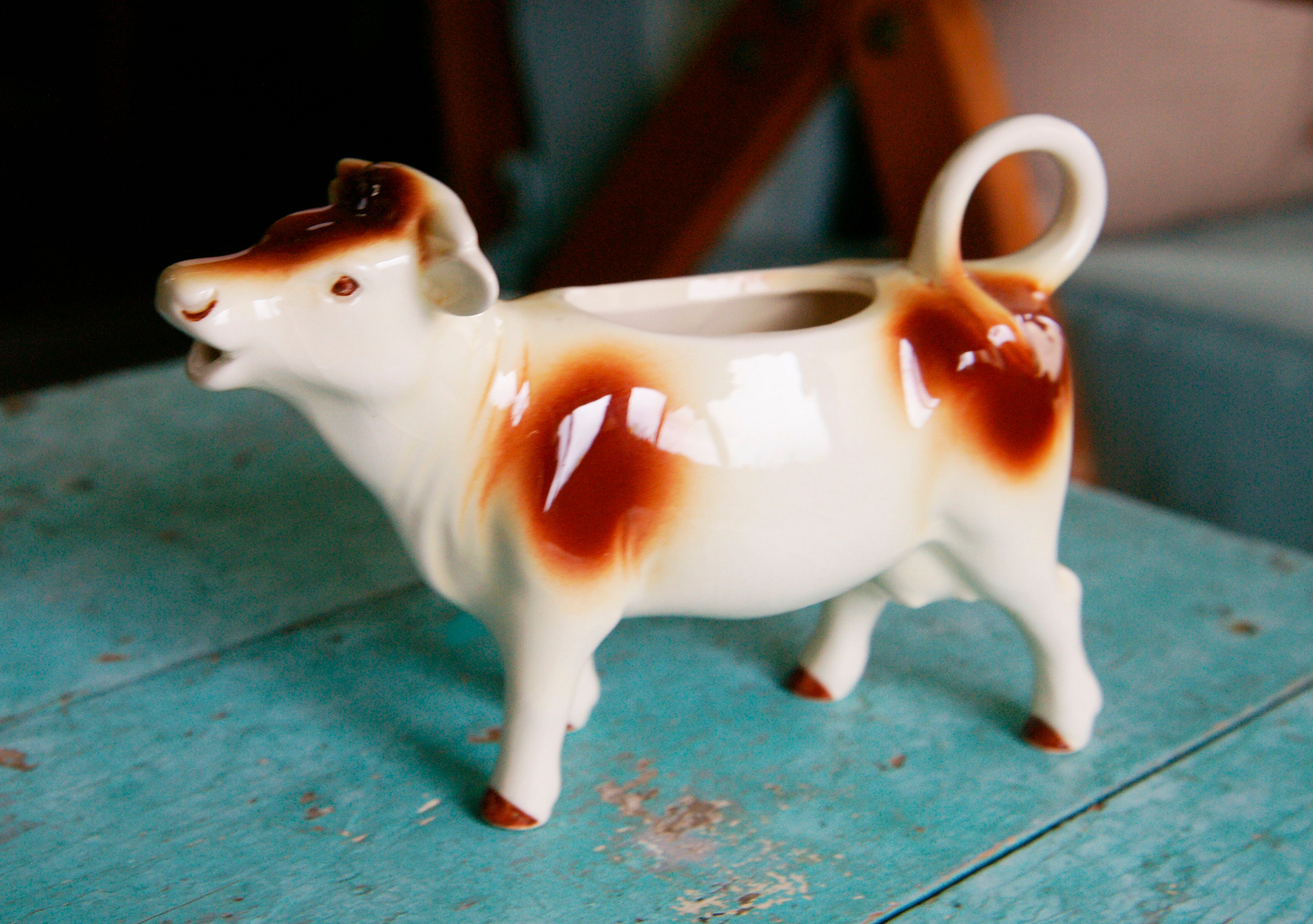 Vintage Cow Creamer Made in West Germany Collectible Vintage Cow Creamer Made in West Germany Collectible